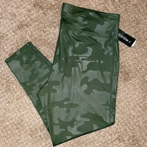 NWT- Ideology Green Camo Leggings
